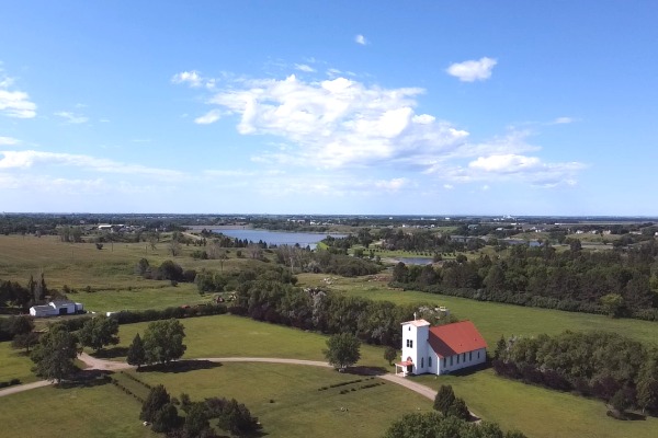 Peaceful memorial cemetery Jamestown ND